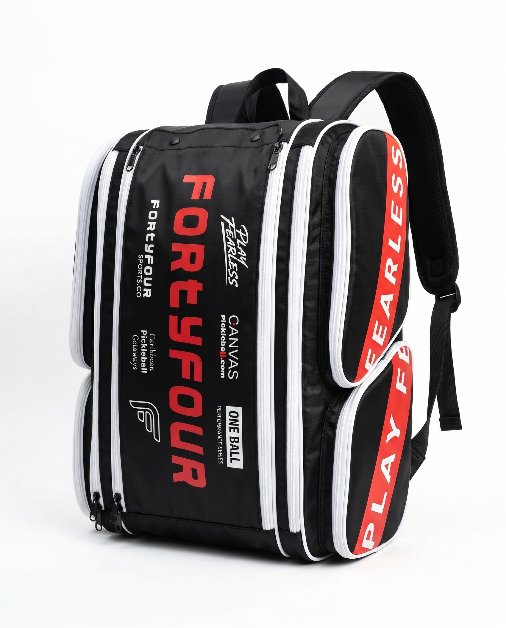 Custom Padel Bag, Black & White