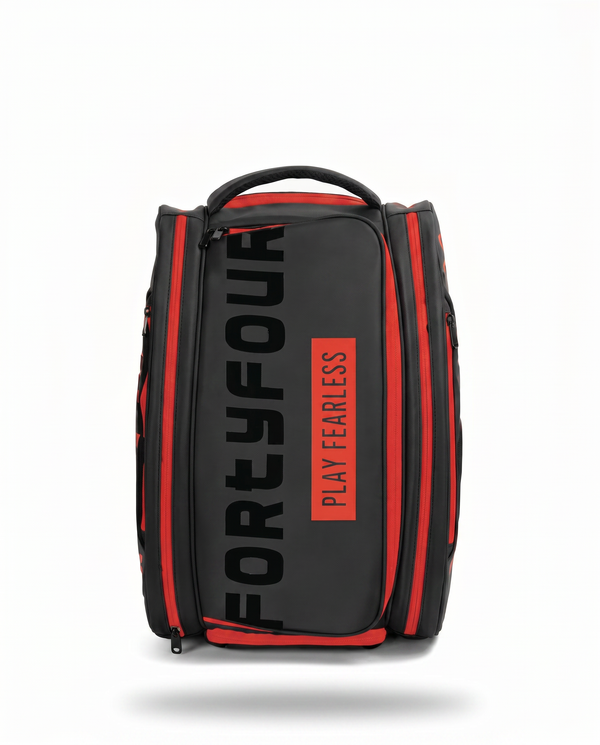 Custom Padel Bag, Black & Red