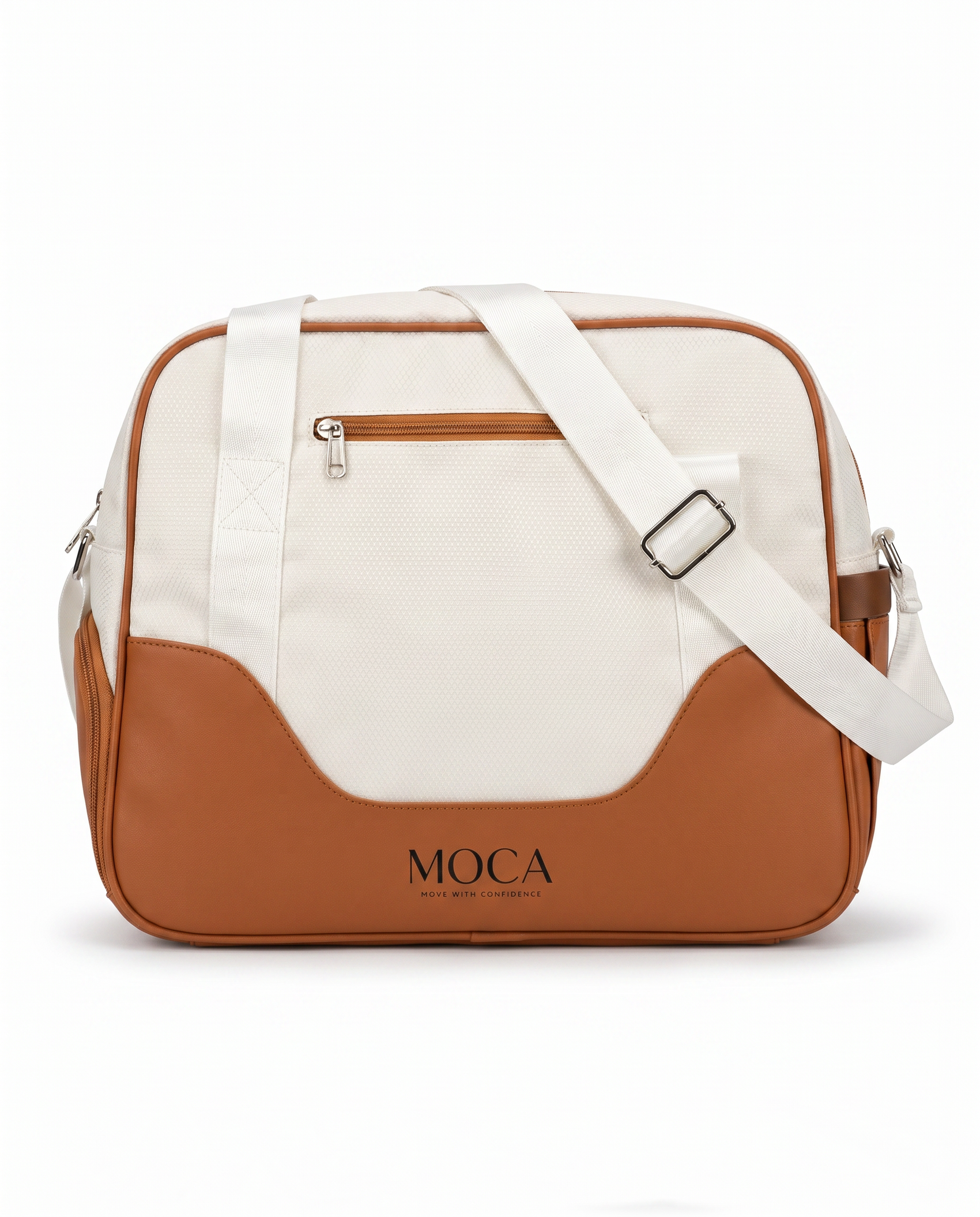 Custom Club Duffel, Cream & Tan