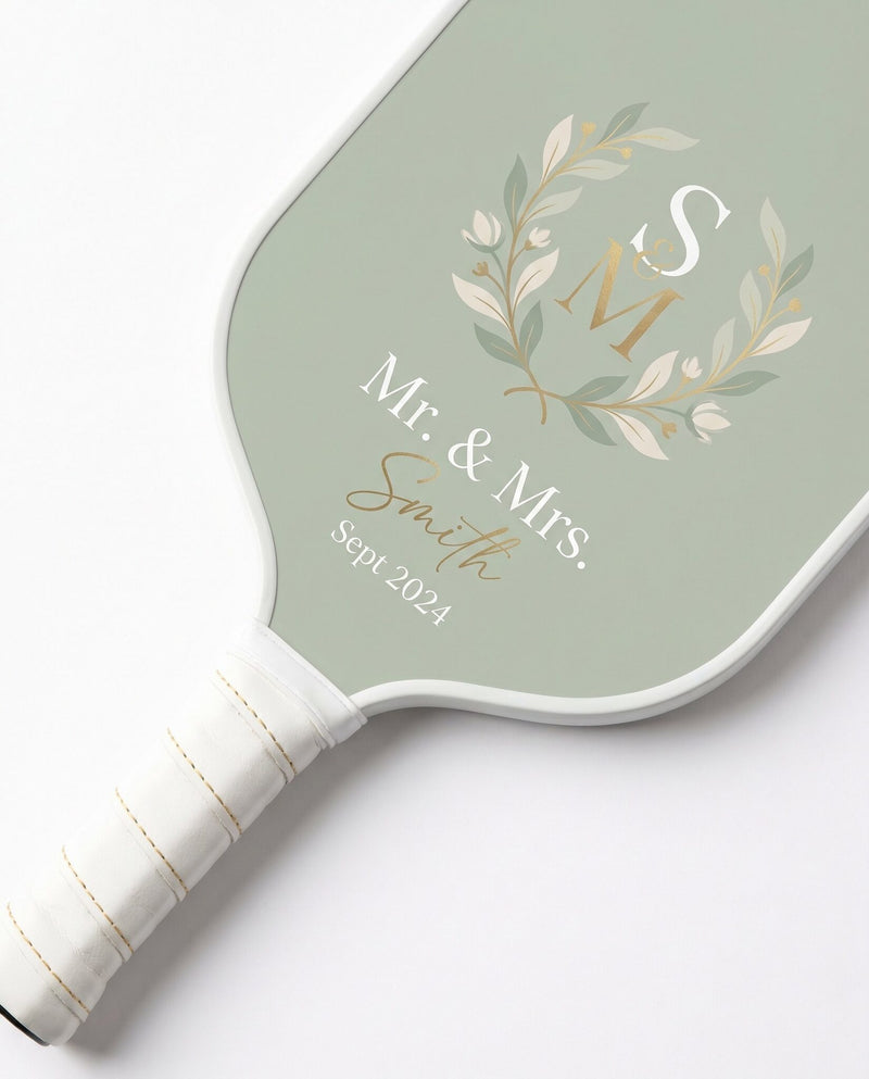 "Mr & Mrs" sage set