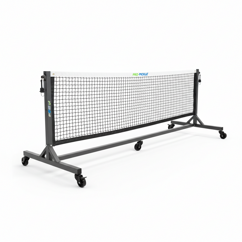 Rolling pickleball nets